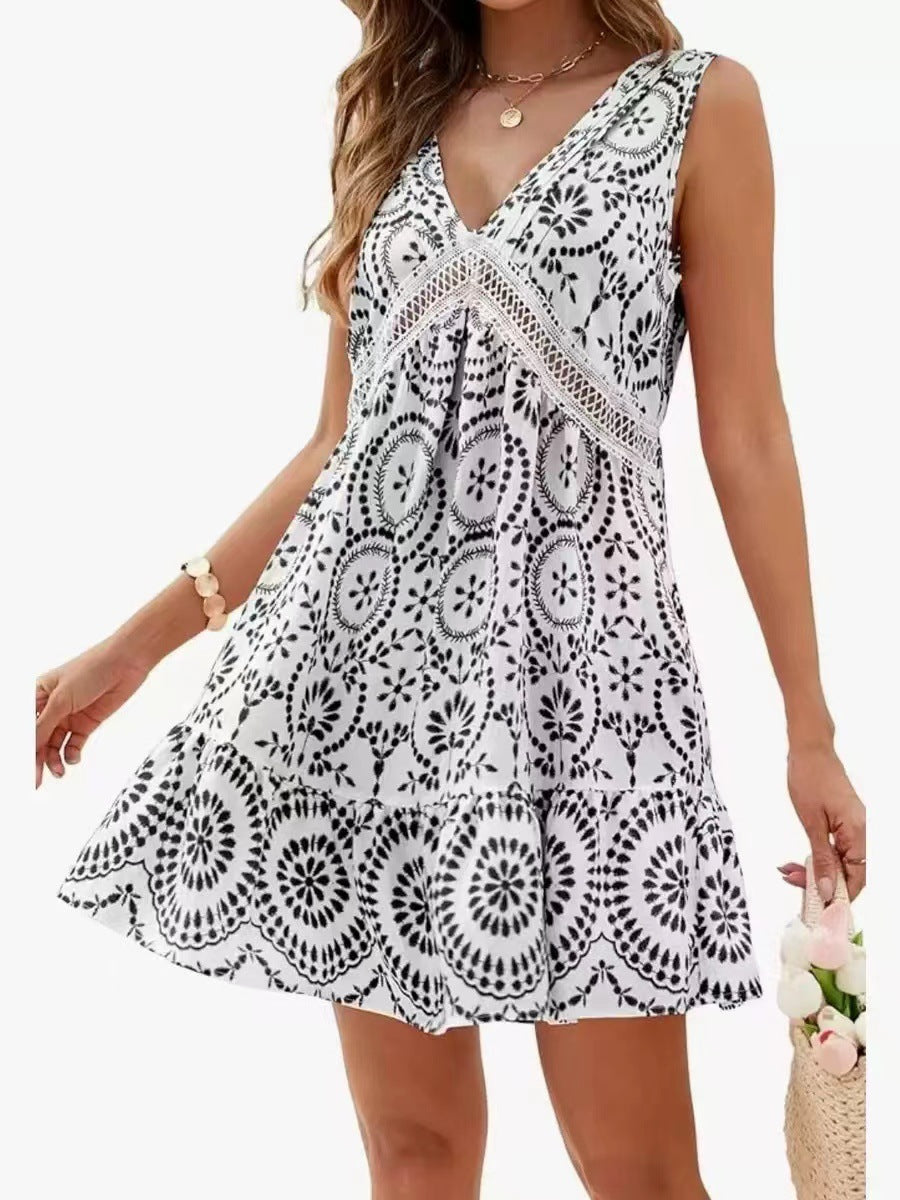Robe d'été dentelle ajourée Sublime Glitz