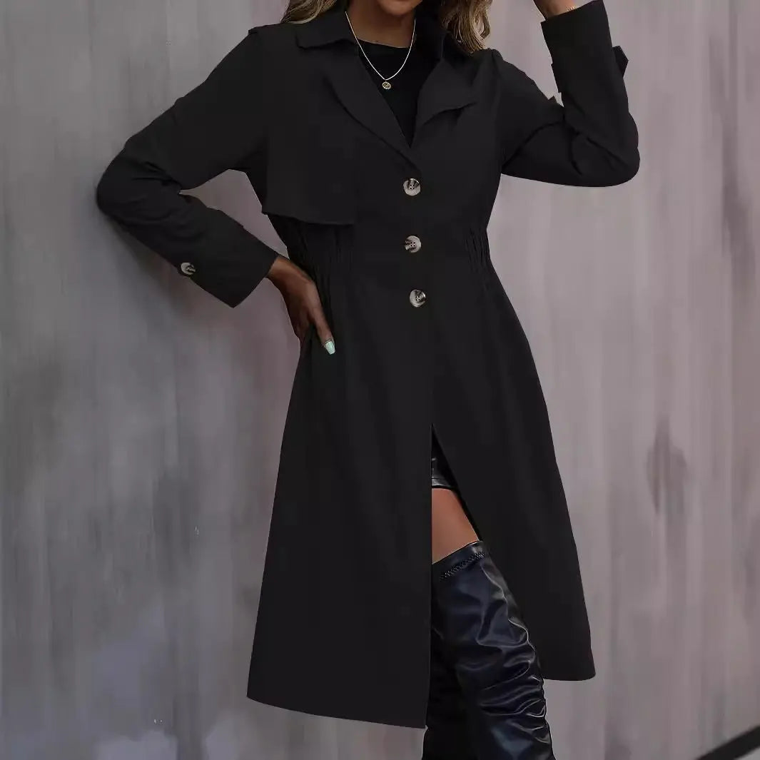 Trench-Coat en Coton Cintré Sublime Glitz