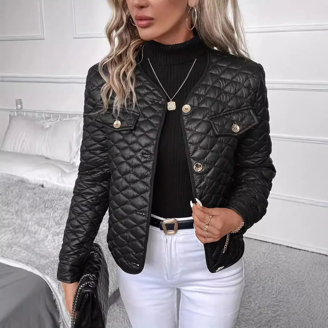 Manteau Matelassé en Losanges Sublime Glitz