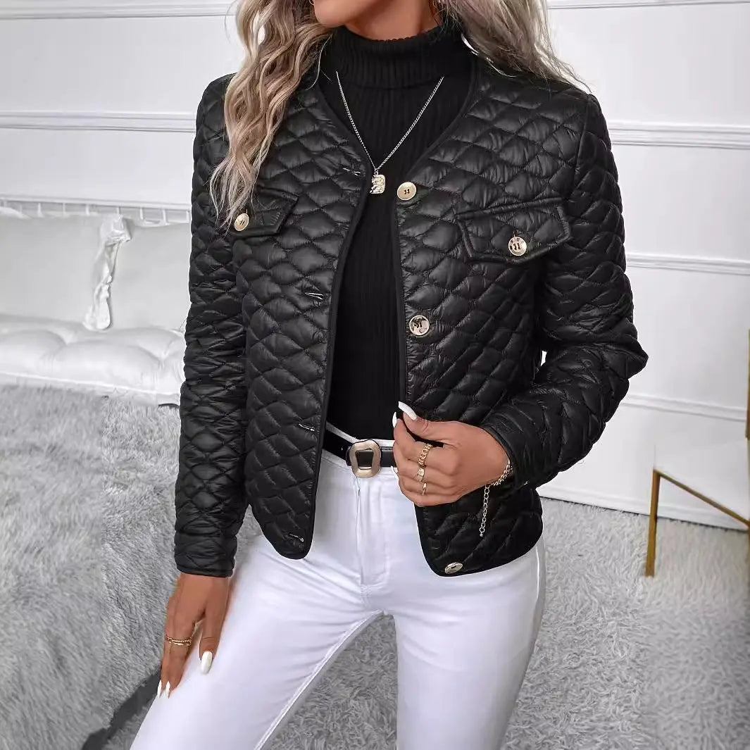 Manteau Matelassé en Losanges Sublime Glitz